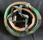 Kevlar helm met Jungle camouflage helmovertrek