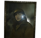 Ingelijst portret Belgische soldaat  1937