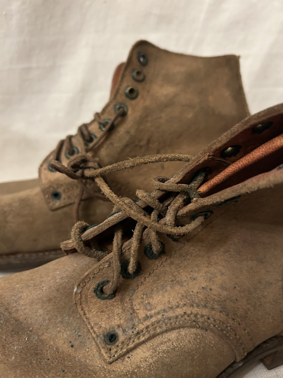 Franse lederen gevechts schoenen wo2
