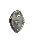 Massief zilveren baret embleem No.5 Commando