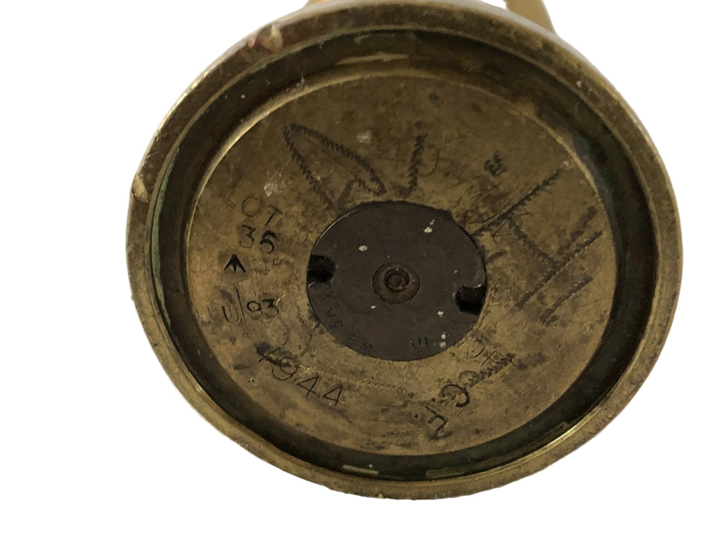 1 paar 40mm koperen bewerkte hulzen