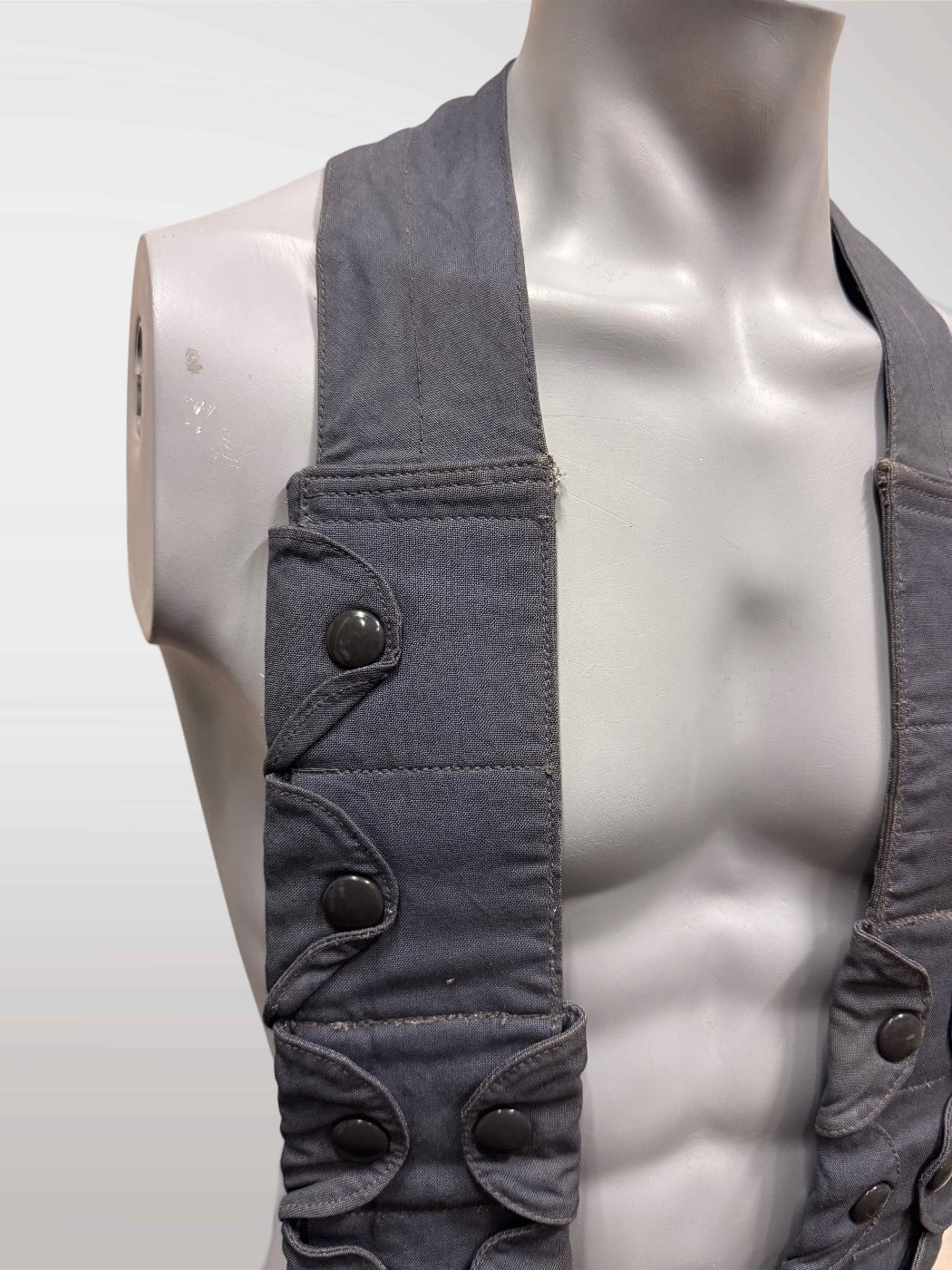 Luftwaffe Fallschirmjäger K98 Patronenbandolier blauw-grijs WW2
