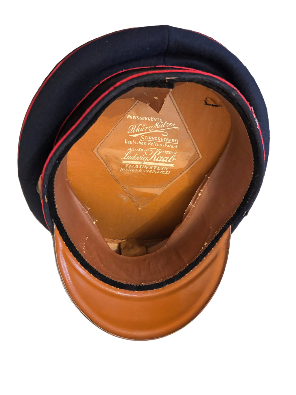 Duitse Feuerwehr Schirmmütze WW2