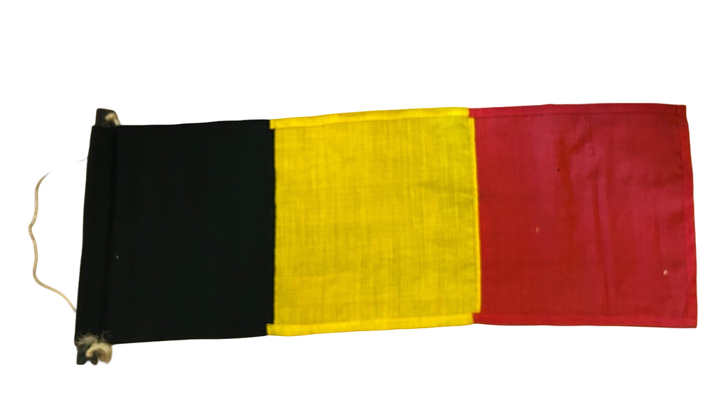 WWII rare Belgian banner