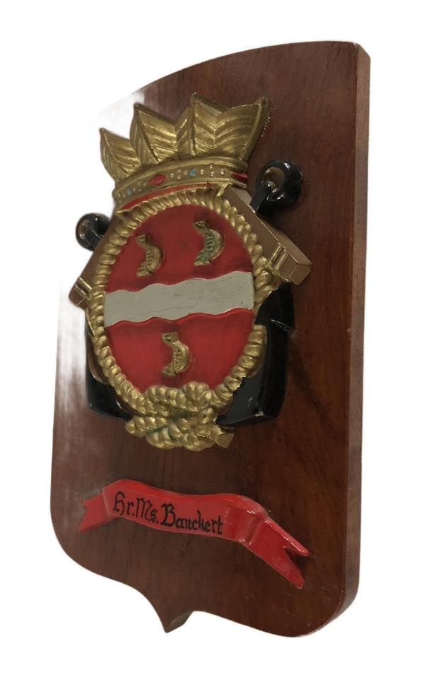 Houten wandschild Hr. MS. Banckert hover image
