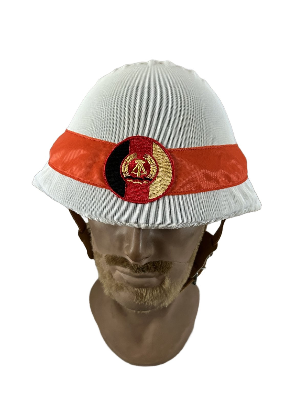 DDR Vopo helm met helmovertrek