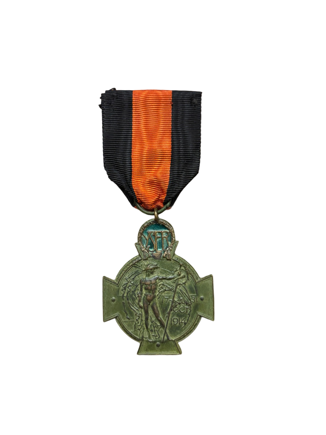 Belgische IJzermedaille (Yser Medal) WOI