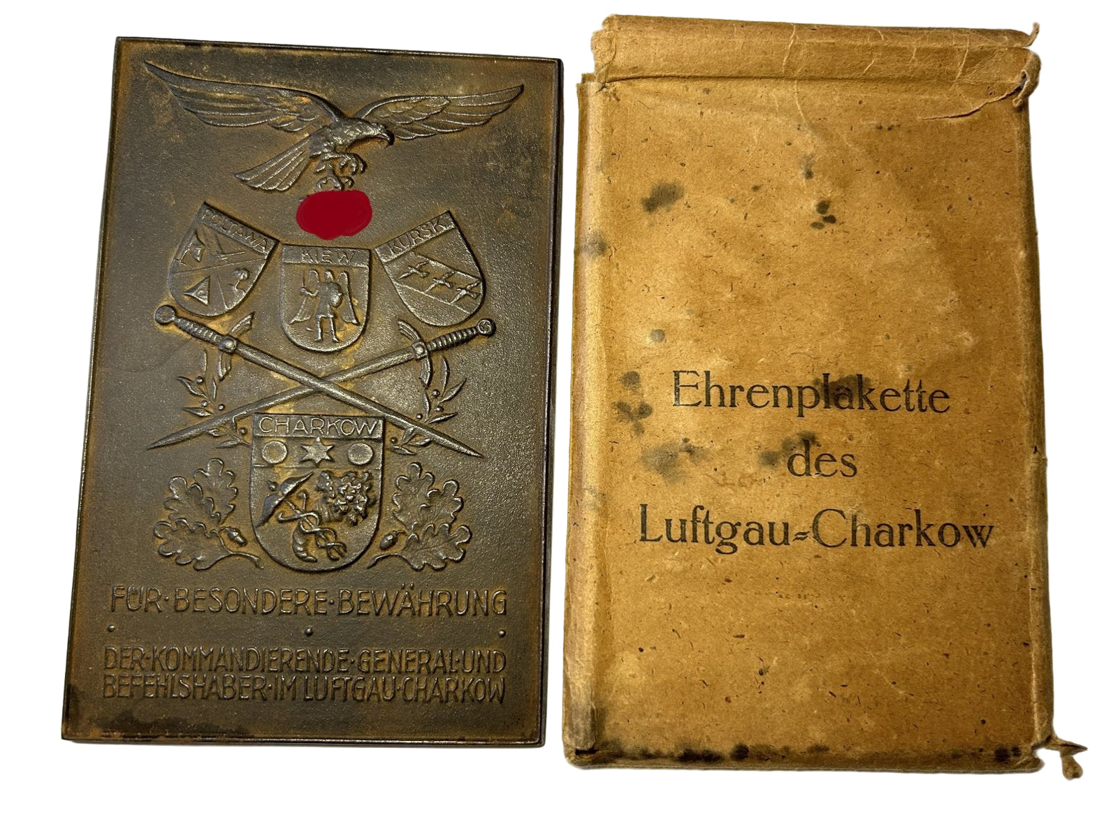Ehrenplakette des Luftgau Charkow