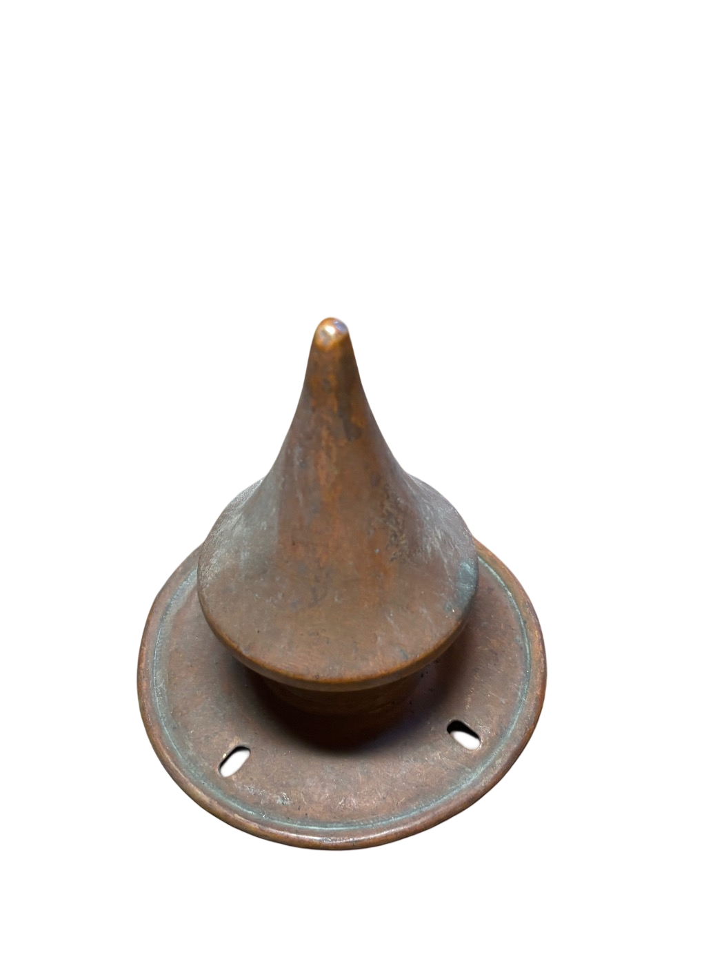 Pickelhaube à pointe fixe M1895 patine cuivre