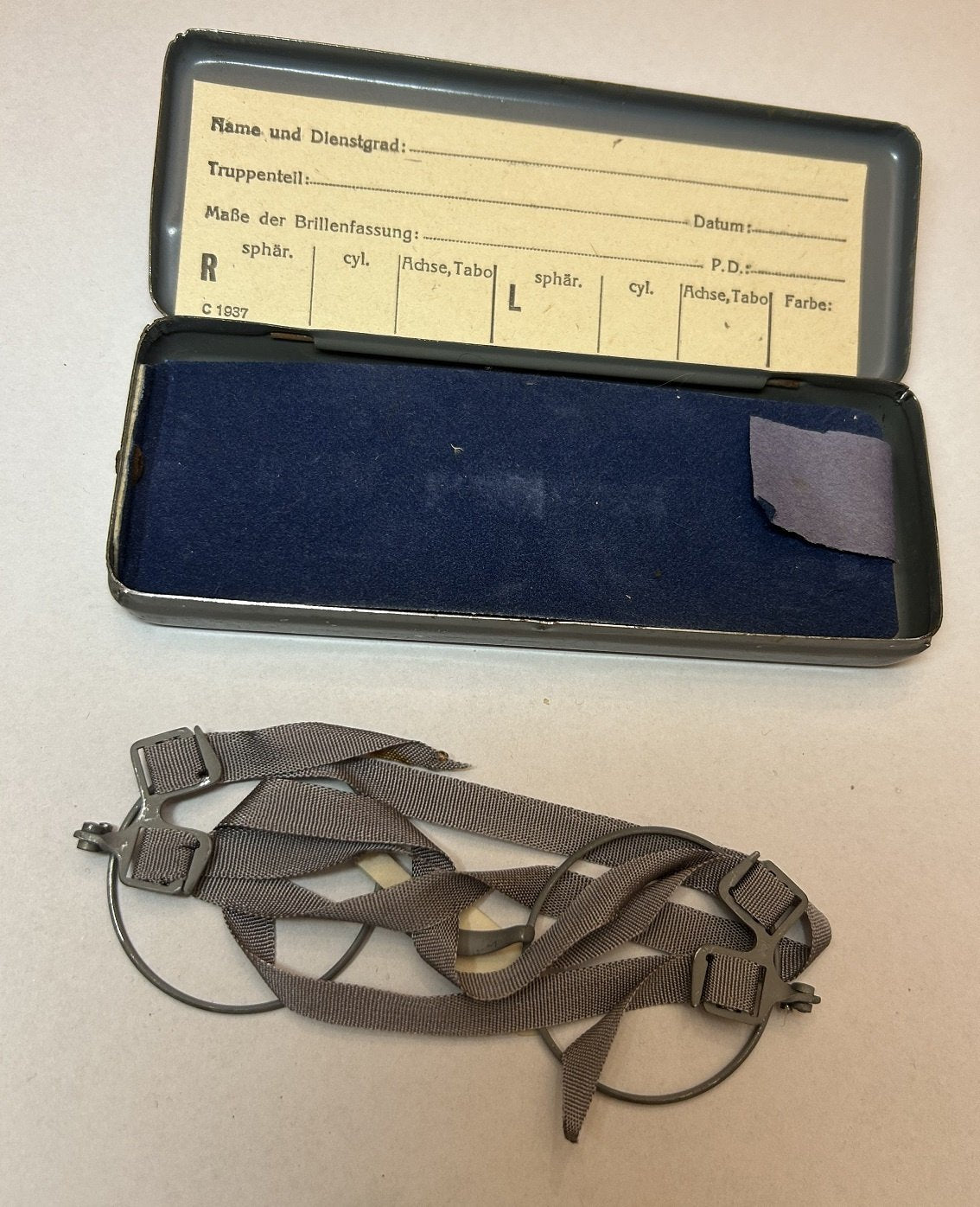 Wehrmacht Masken Brille wo2