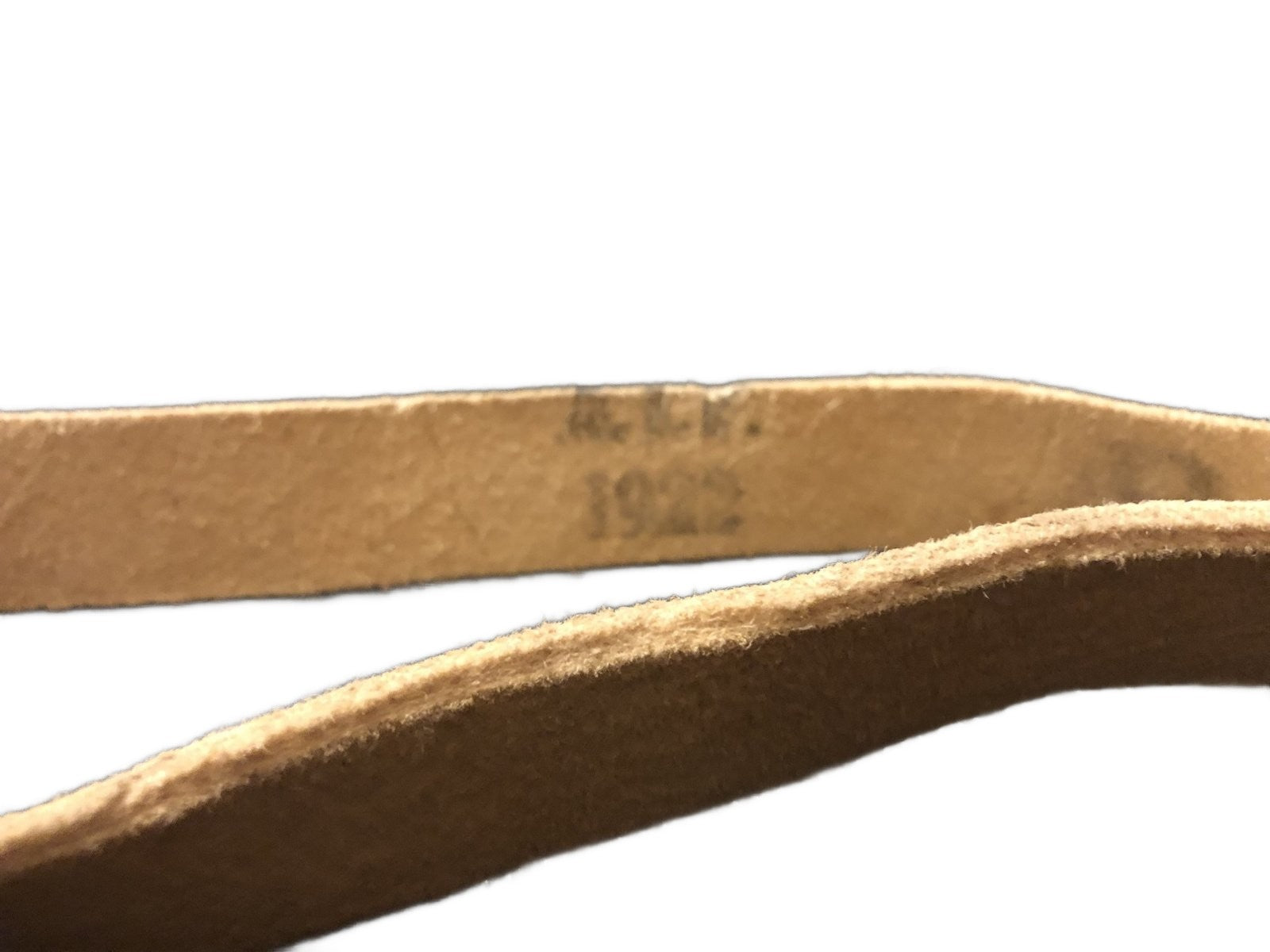 Antieke buffel lederen sabelkwast