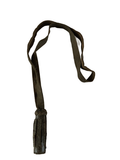 Bruin lederen sabelkwast