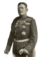 Metalen plaquette Generaal Veldmaarschalk Colmar von der Goltz