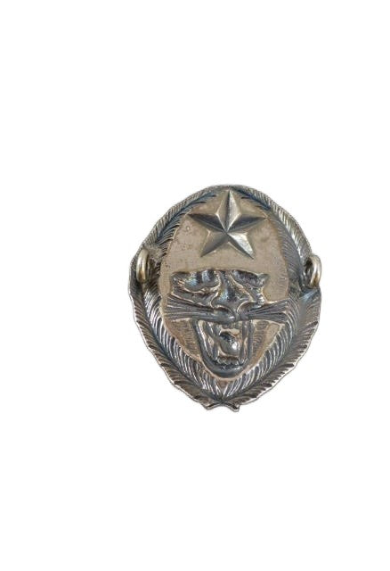 Insigne de béret en argent massif n° 5 Commando hover image