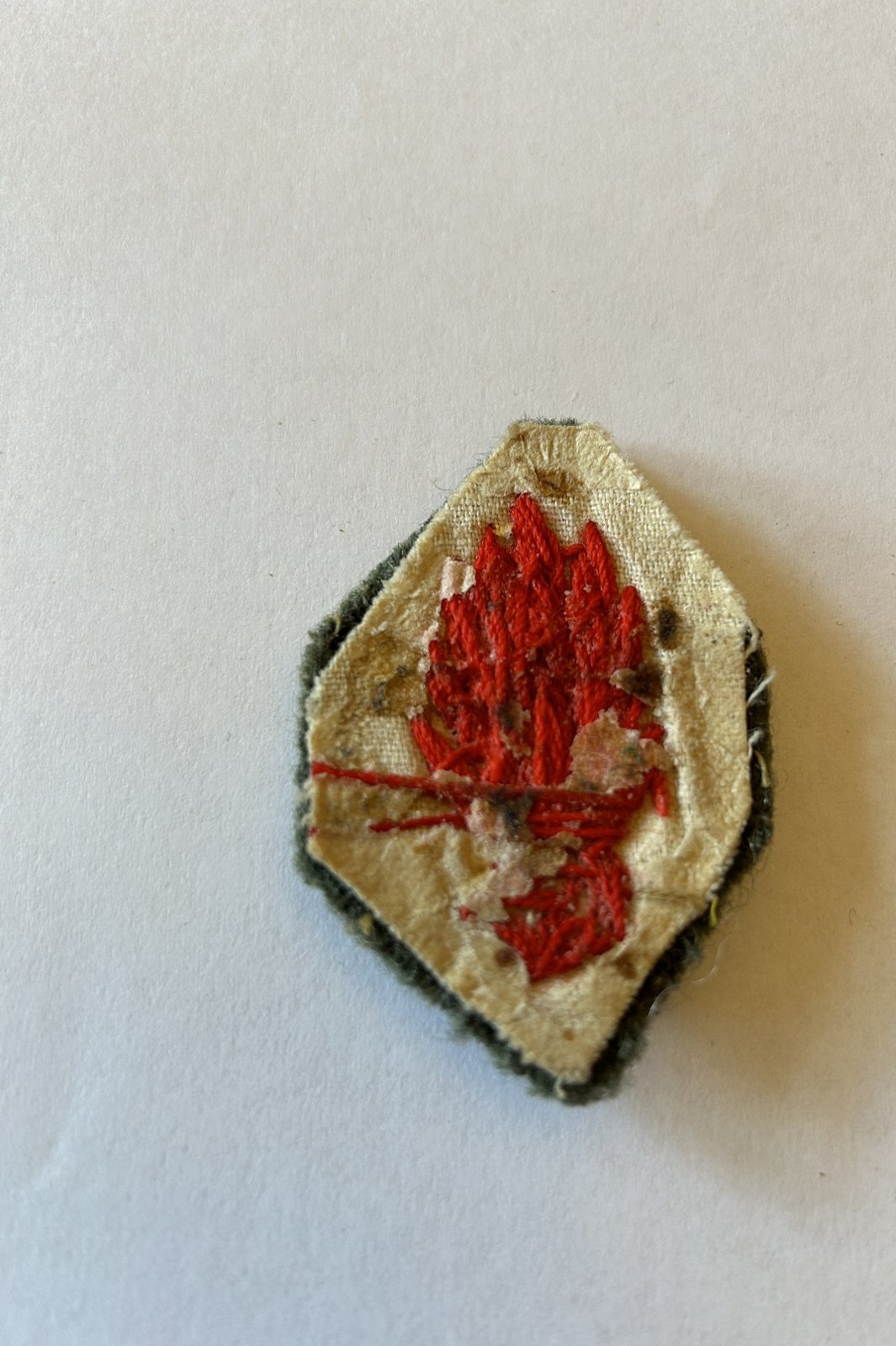 Kraagembleem Manschap Grenadier voor 1940