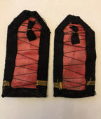 1 paar epauletten Marine  Adjudant Onder Officier  wo2