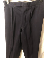 Pantalon zwart met rode bies