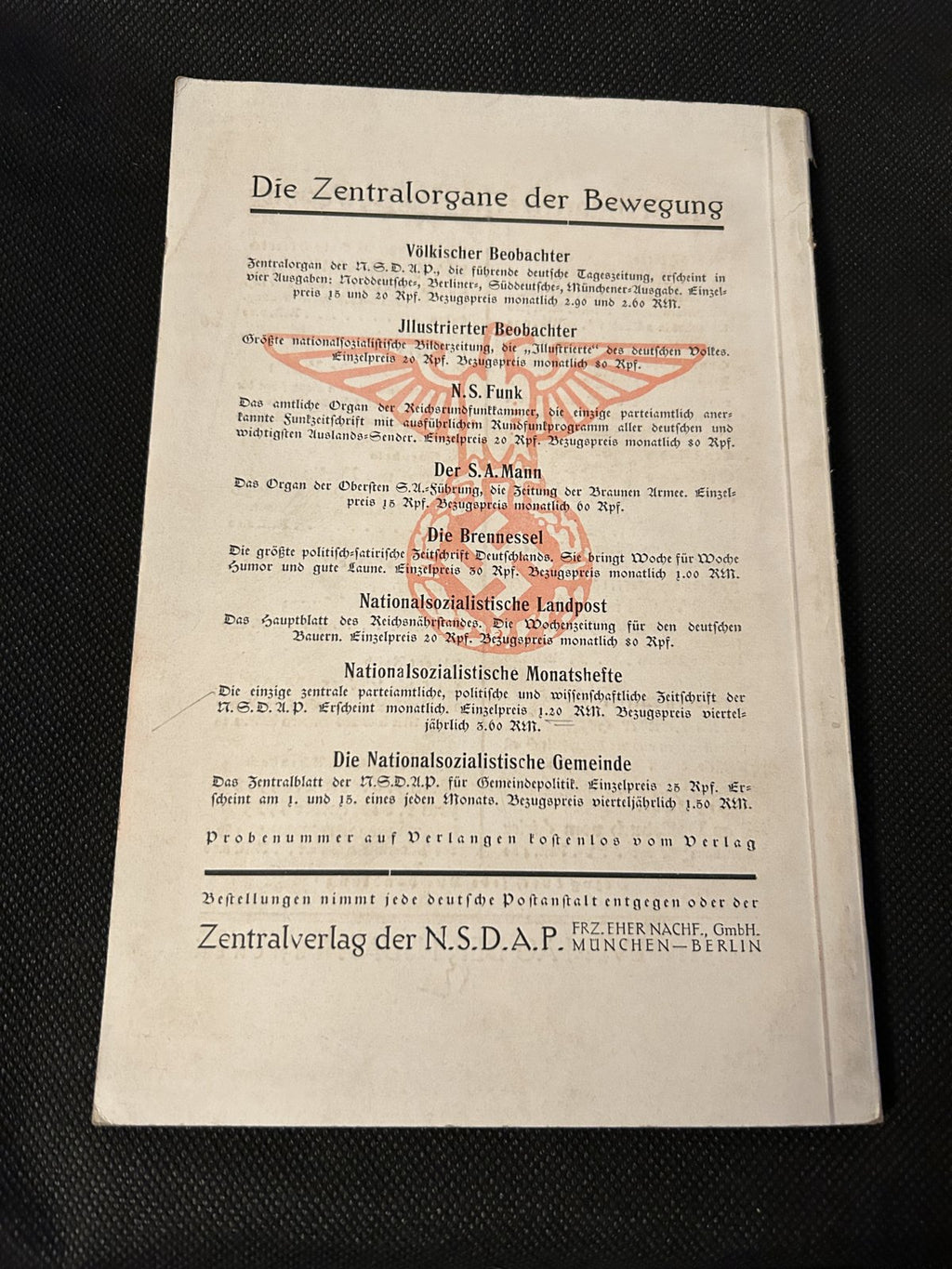 Alfred Rosenberg- Das Wesengefüge des Nationalsozialismus 1933
