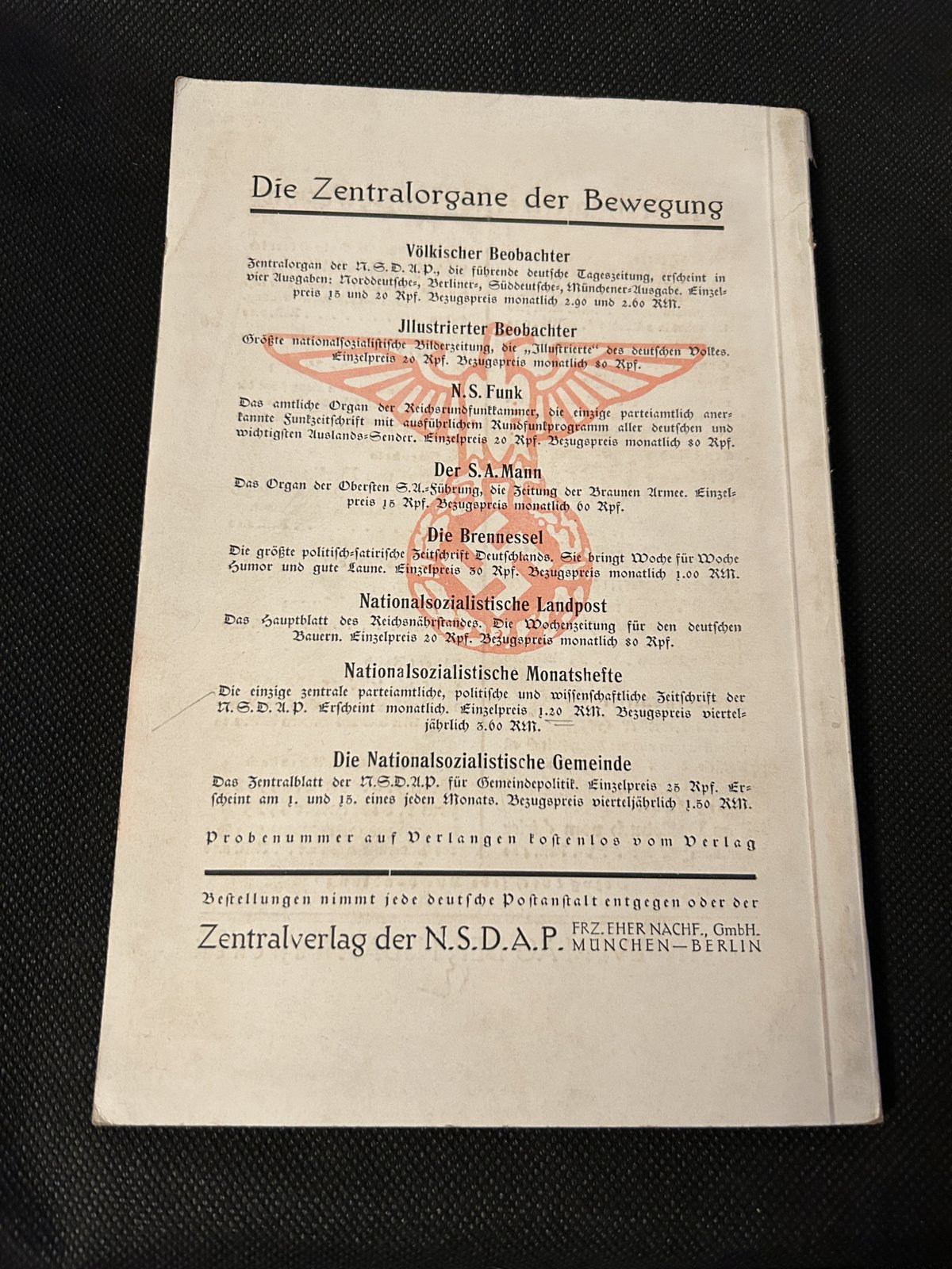 Alfred Rosenberg- Das Wesengefüge des Nationalsozialismus 1933