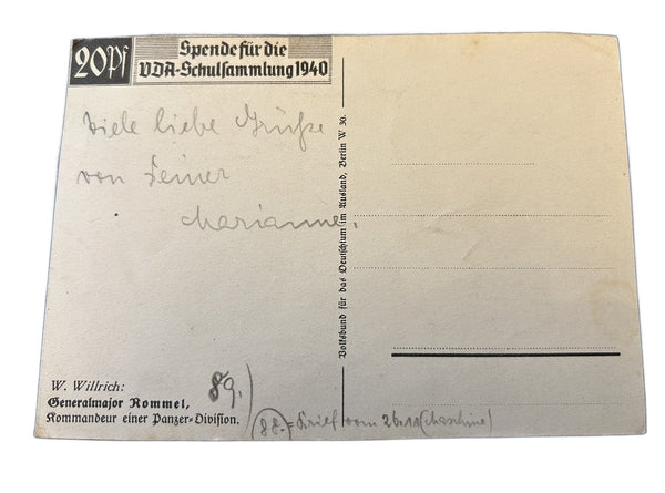 Willrich Ansichtkaart Generalmajor Rommel hover image