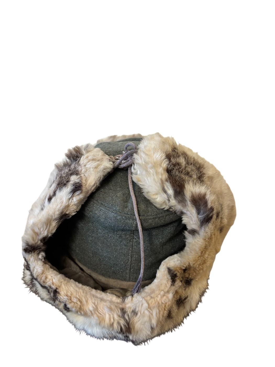 Pelzmütze d'hiver de la Wehrmacht / Waffen-SS