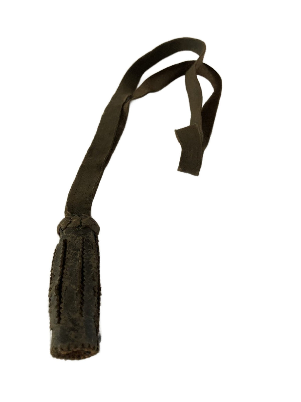 Bruin lederen sabelkwast