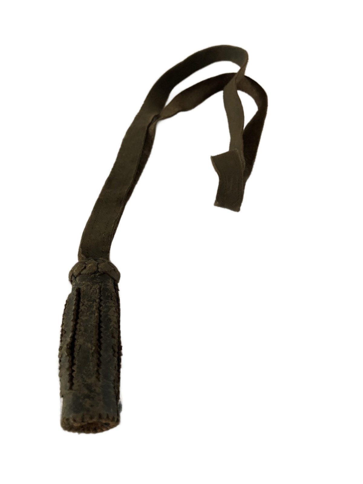 Bruin lederen sabelkwast