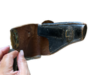 Zwart lederen pistoolholster voor de FN  10.22  jaren 30-40