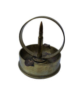 Koperen asbak gemaakt van granaathuls 25 ponder wo2