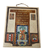 Cloisonne tegel Behouden terugkeer van 2-7 R.I Amsterdam