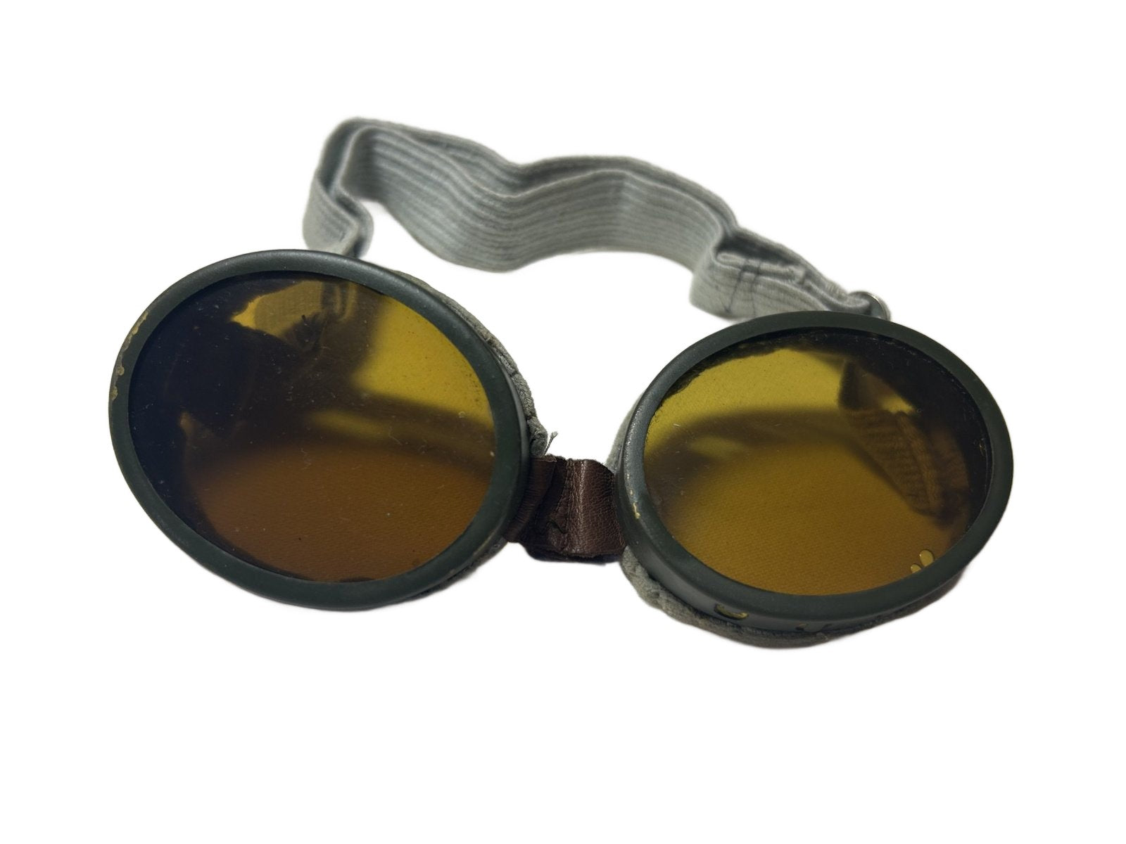 British dust goggle in metal can ww2