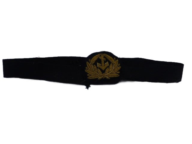 Pet band met embleem voor Koopvaardij
