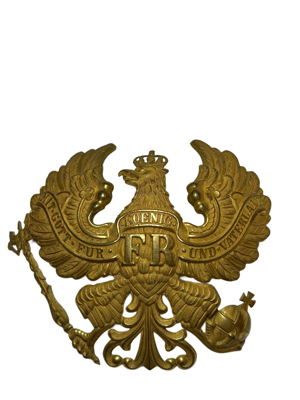 Pruisische Officiers Pickelhaube Plaat M1891 hover image