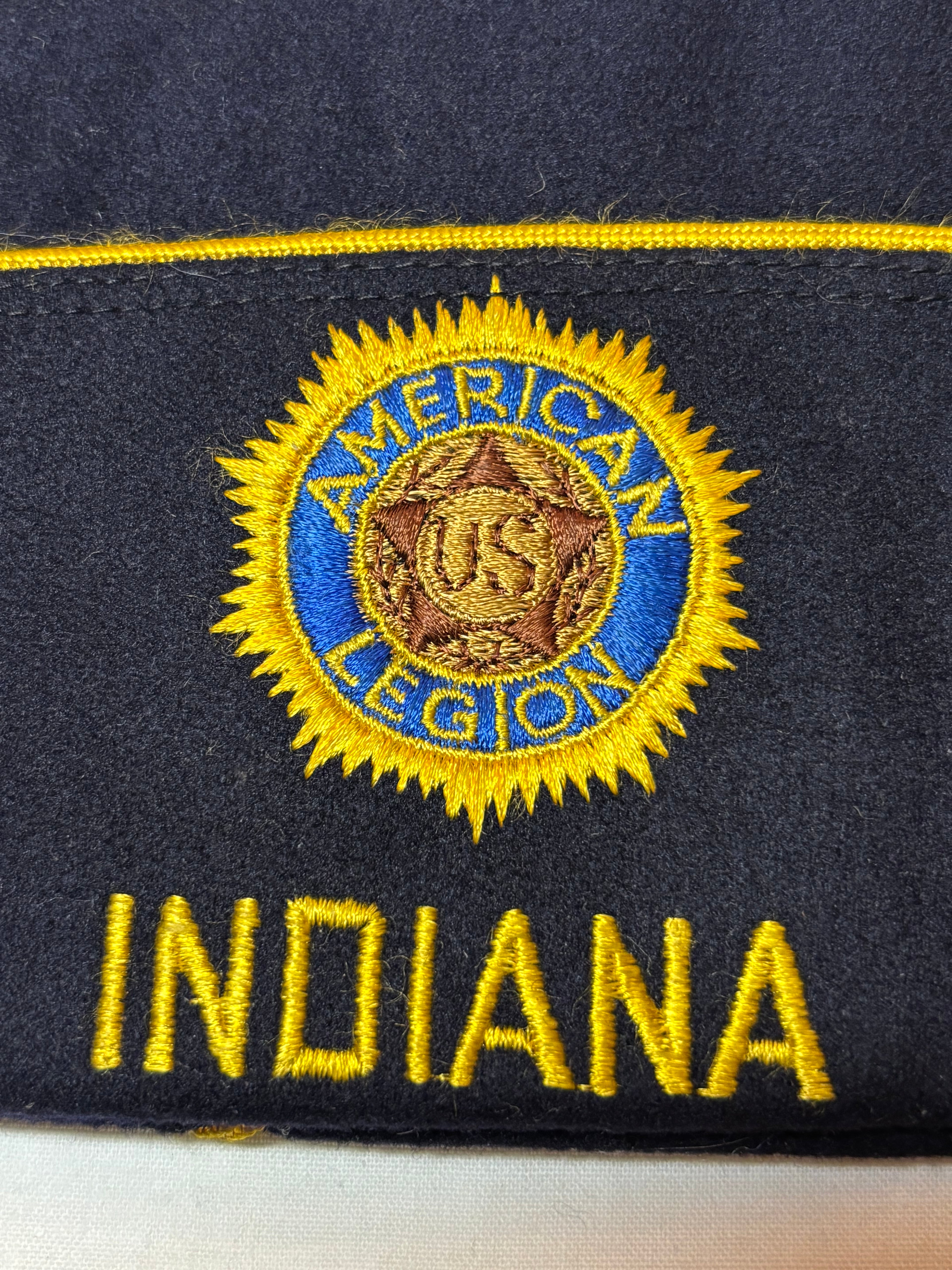 WWI American Legion Garrison Cap with Shipping Envelope (1944)