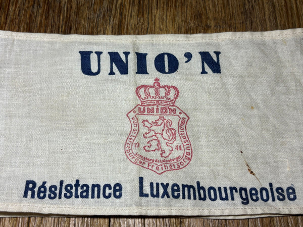 Originele WO2 Luxemburgse Verzetsarmband – UNIO’N Résistance Luxembourgeoise (1944) hover image