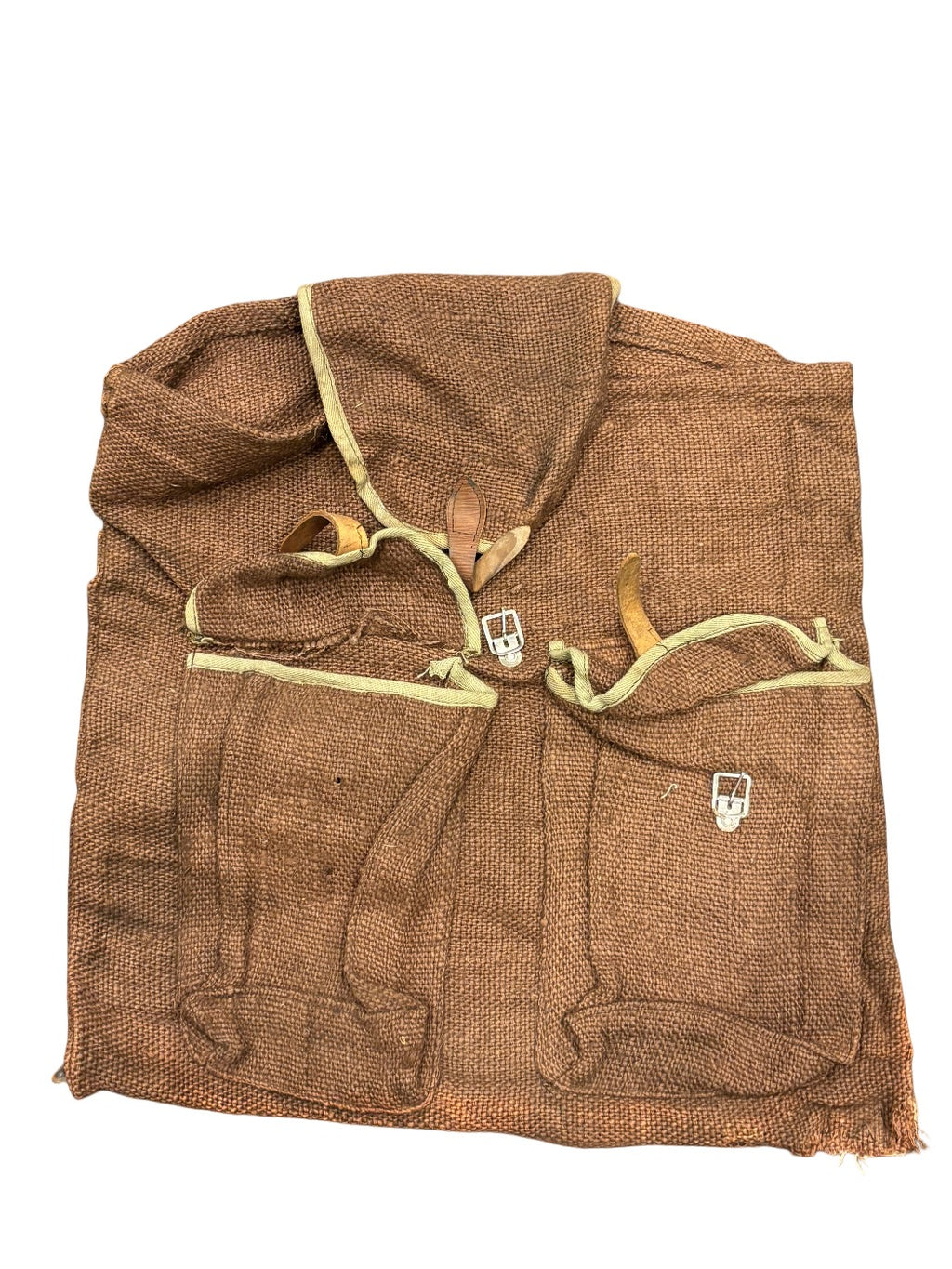 Franse militaire jute rugzak WW2