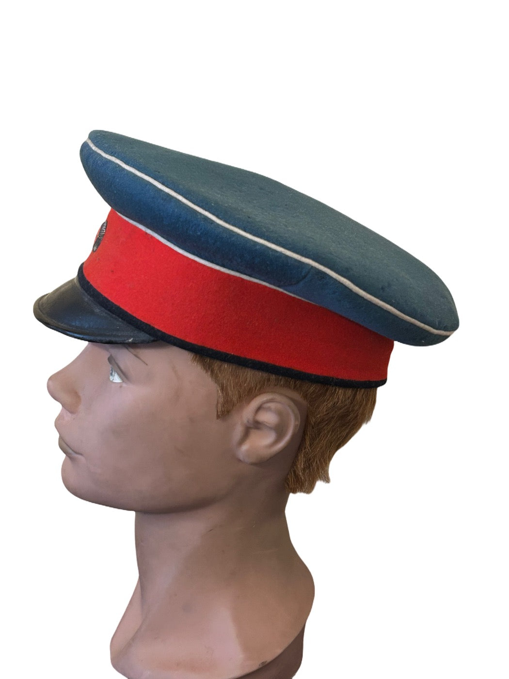 Duitse WW1 Pruisische Landwehr / Reserve Schirmmütze 1915