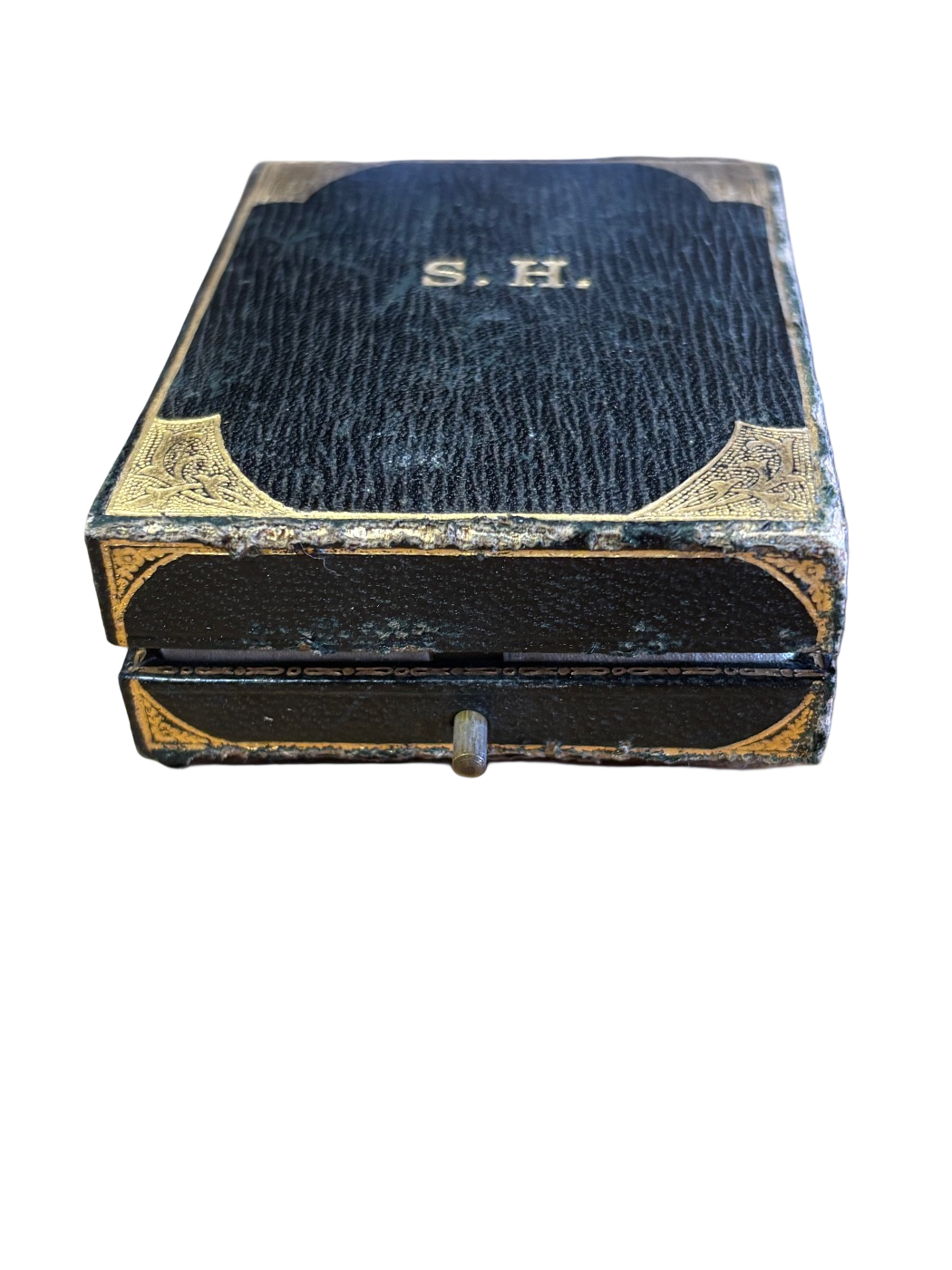 Antique French watch box ca. 1900 J. Auricoste Paris