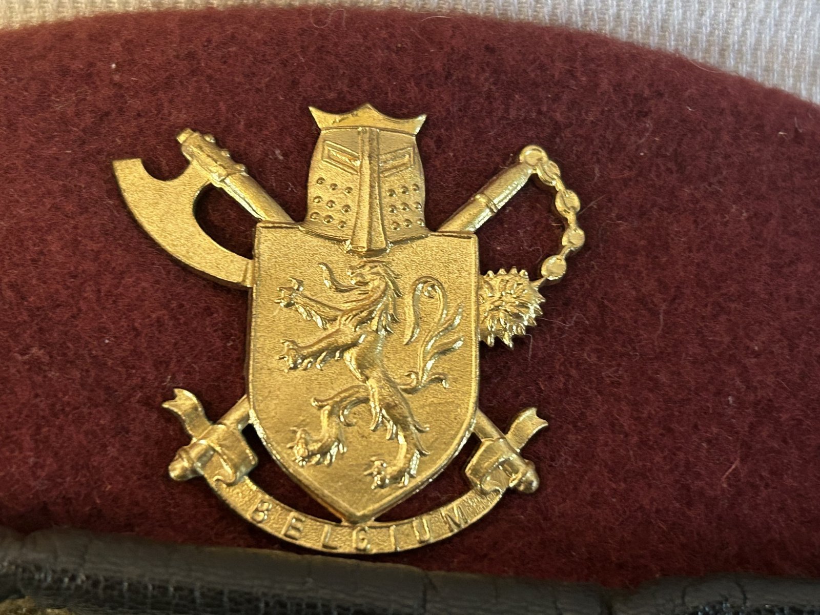 Belgische Parachutisten baret