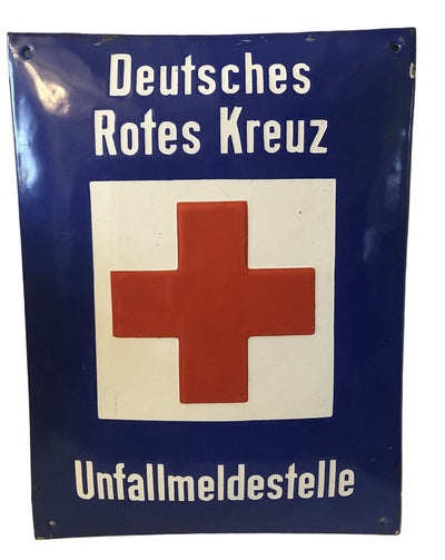 Emaille schild Deutsches Rotes Kreuz wo2