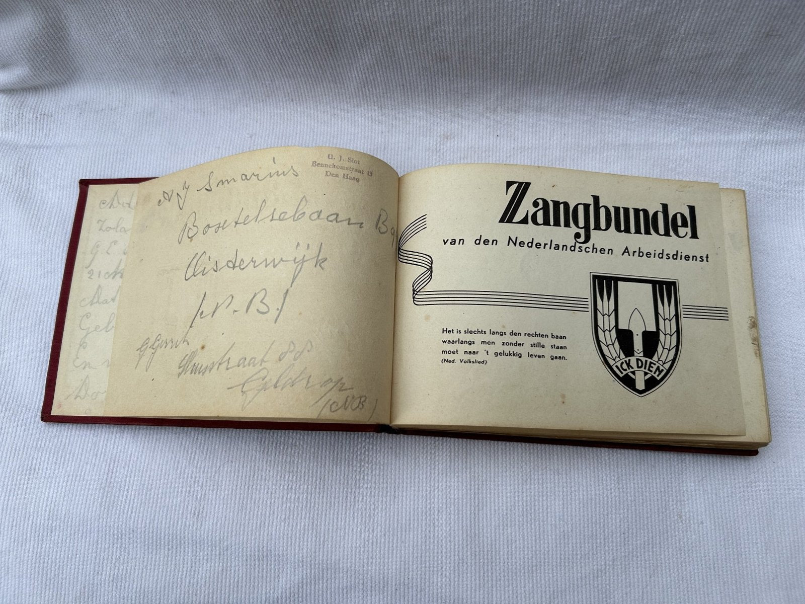 Zangbundel NAD 1942