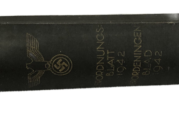 Fiche de règlement pour le territoire néerlandais occupé 1942 hover image