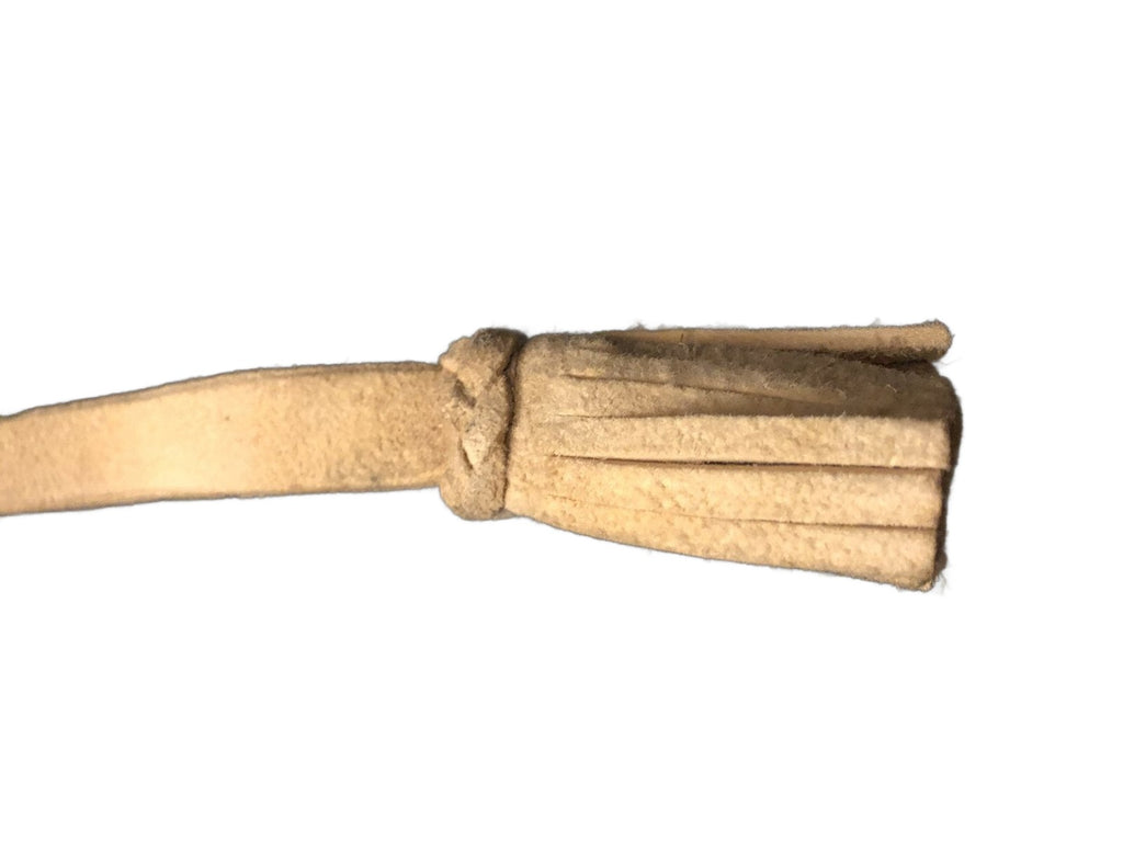 Antieke buffel lederen sabelkwast