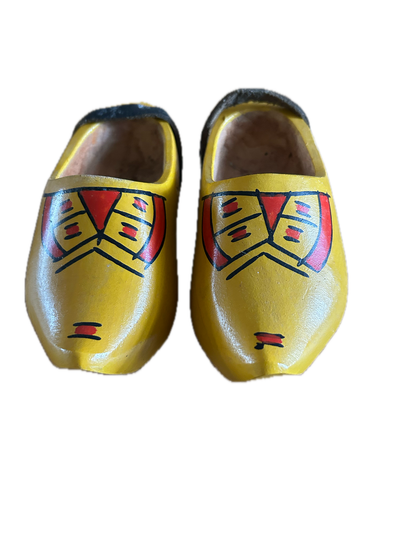 Houten Nederlandse kinder klompjes