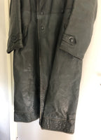 Lederen Officiers mantel