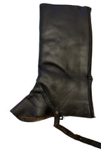 1 Zwart lederen beenkap wo2