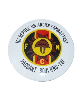 Gedenkbordje FNC  WW1