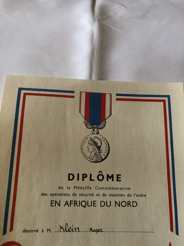 Diplome Commemorative Afrique du Nord hover image