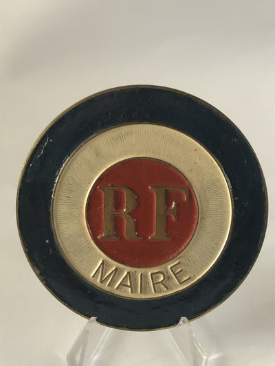 Frans Autoschild Burgemeester ww2