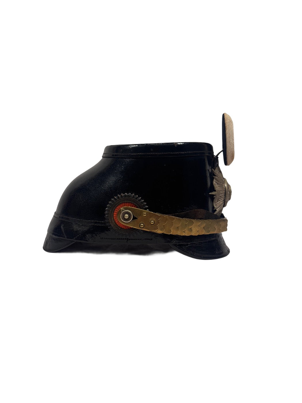 Preußischer Mannschafts-Tschako für das Garde-Jäger- oder Garde-Schützen-Bataillon, Modell ca. 1910–1914